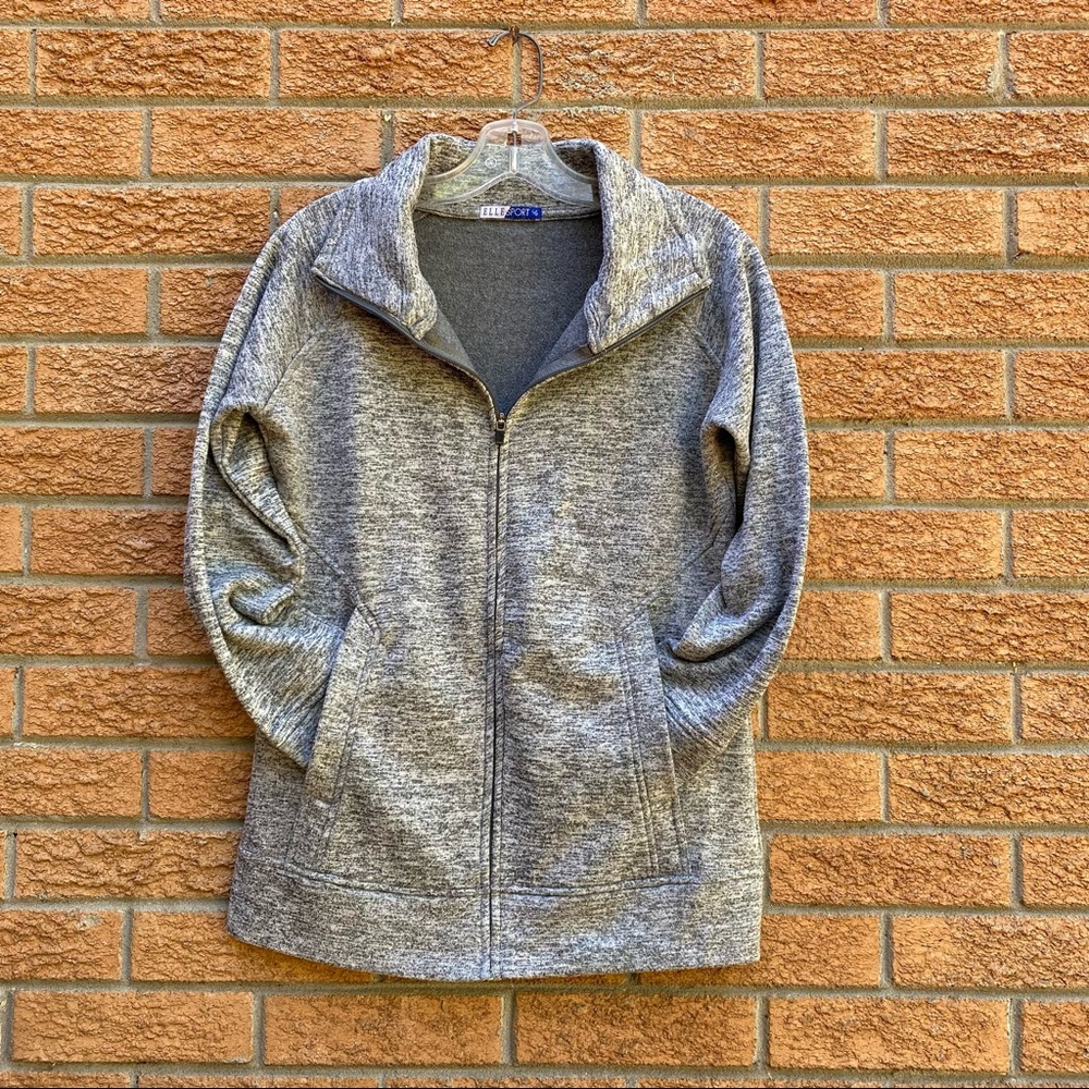 Elle Sport heather grey jacket